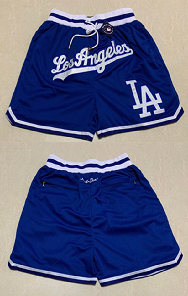 Men's Blue Los Angeles Dodgers Shorts (Run Small)